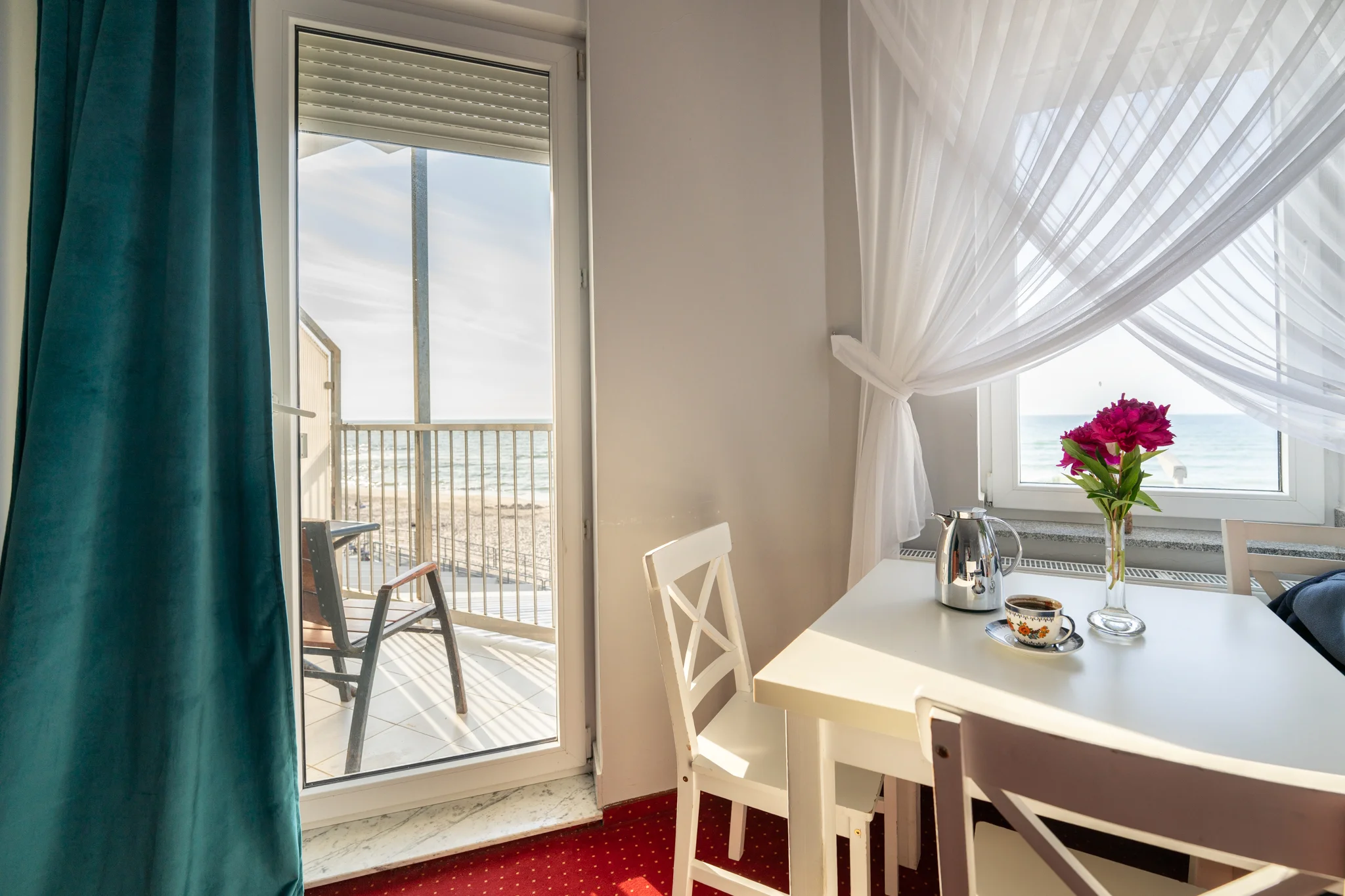 Pokój 105 | 4 os. | Balkon | Widok na morze